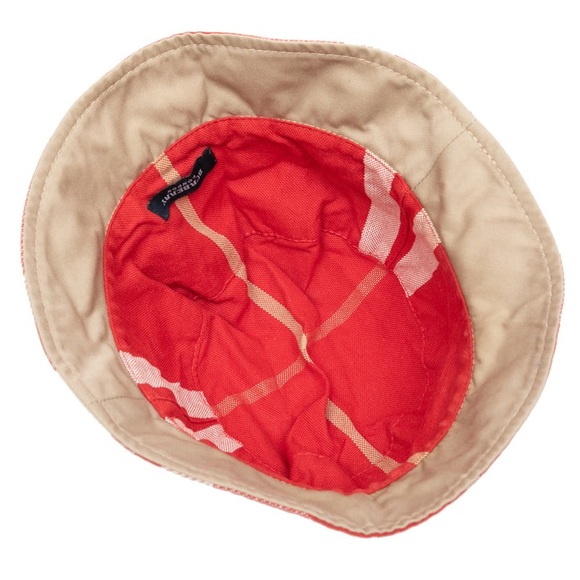 BURBERRY NOVA CHECK-TRIMMED BUCKET HAT - Picture 4 of 5